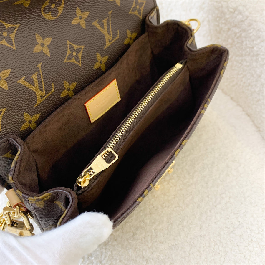 LV Pochette Metis East West in Monogram Canvas GHW