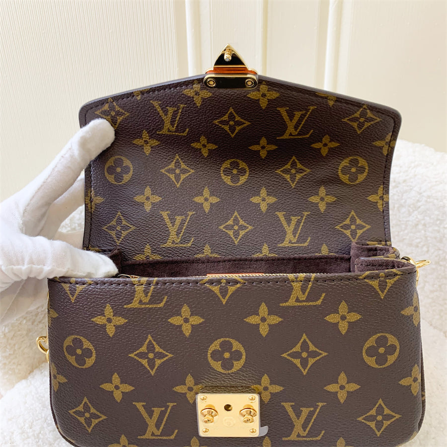 LV Pochette Metis East West in Monogram Canvas GHW