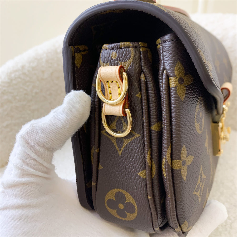 LV Pochette Metis East West in Monogram Canvas GHW