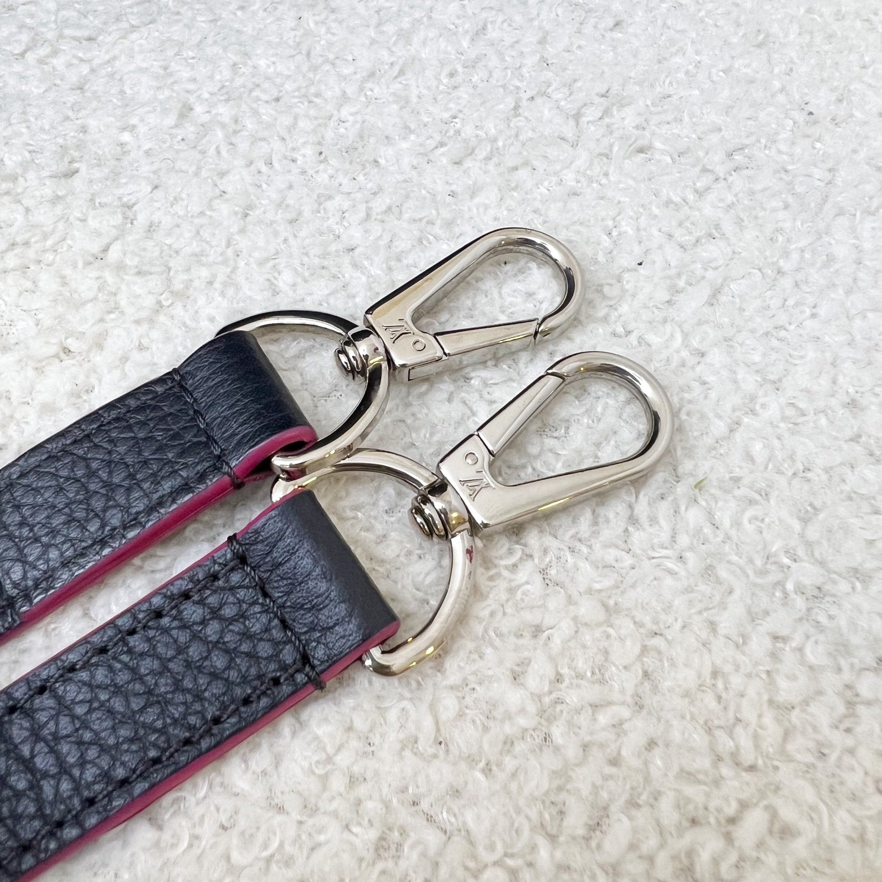 LV Capucines BB Bag in Navy Taurillon Leather Fuchsia Interior and SHW