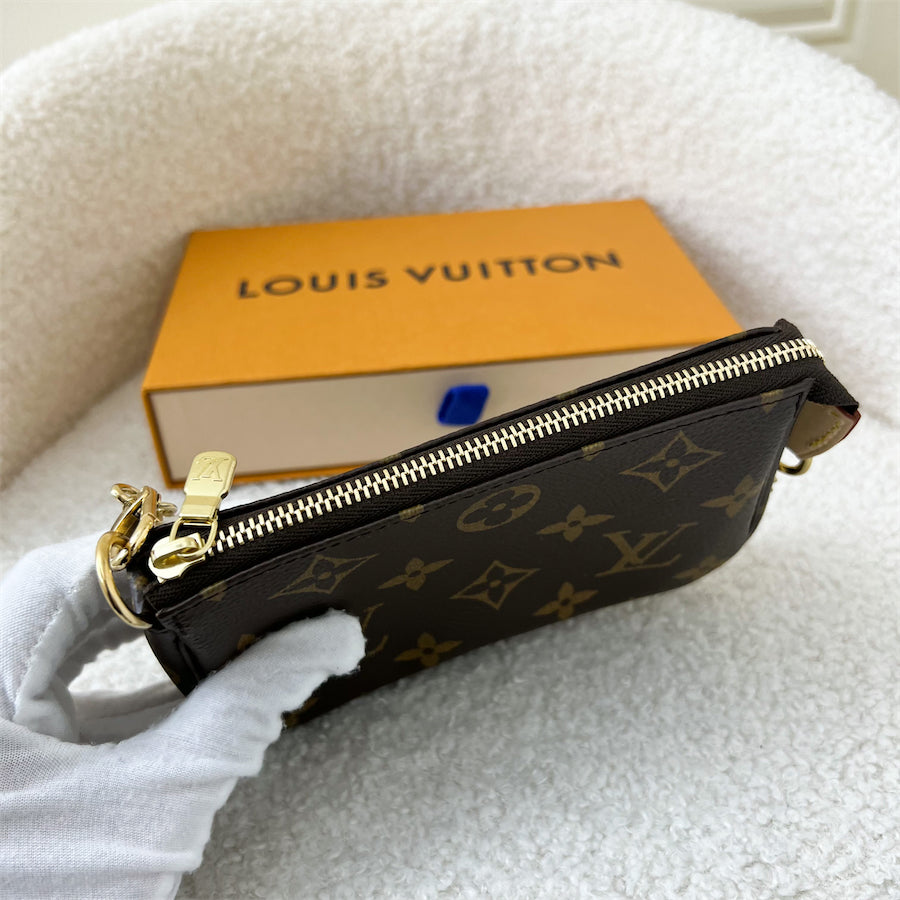 LV Mini Pochette Accessoires in Monogram Canvas GHW