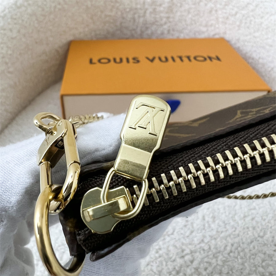 LV Mini Pochette Accessoires in Monogram Canvas GHW