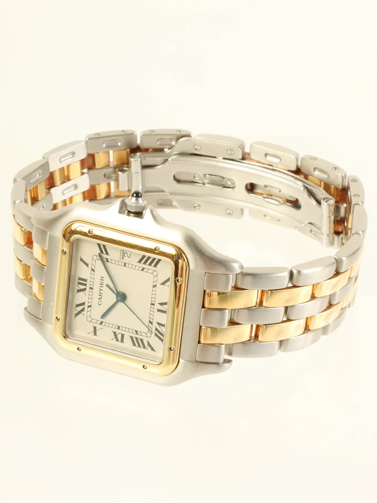 CARTIER Panthere Lm 2Row Silver/Gold