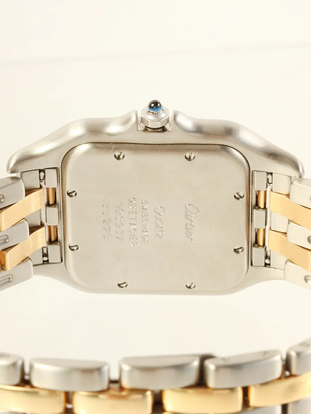 CARTIER Panthere Lm 2Row Silver/Gold