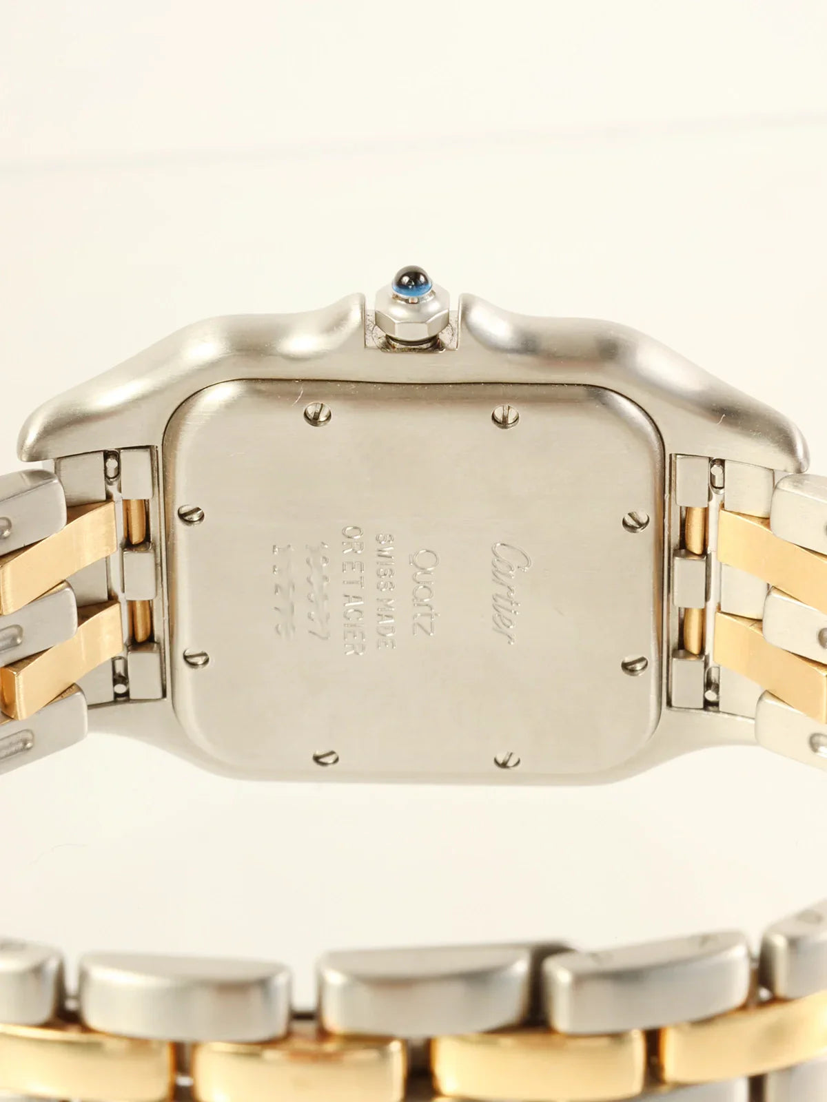 CARTIER Panthere Lm 2Row Silver/Gold