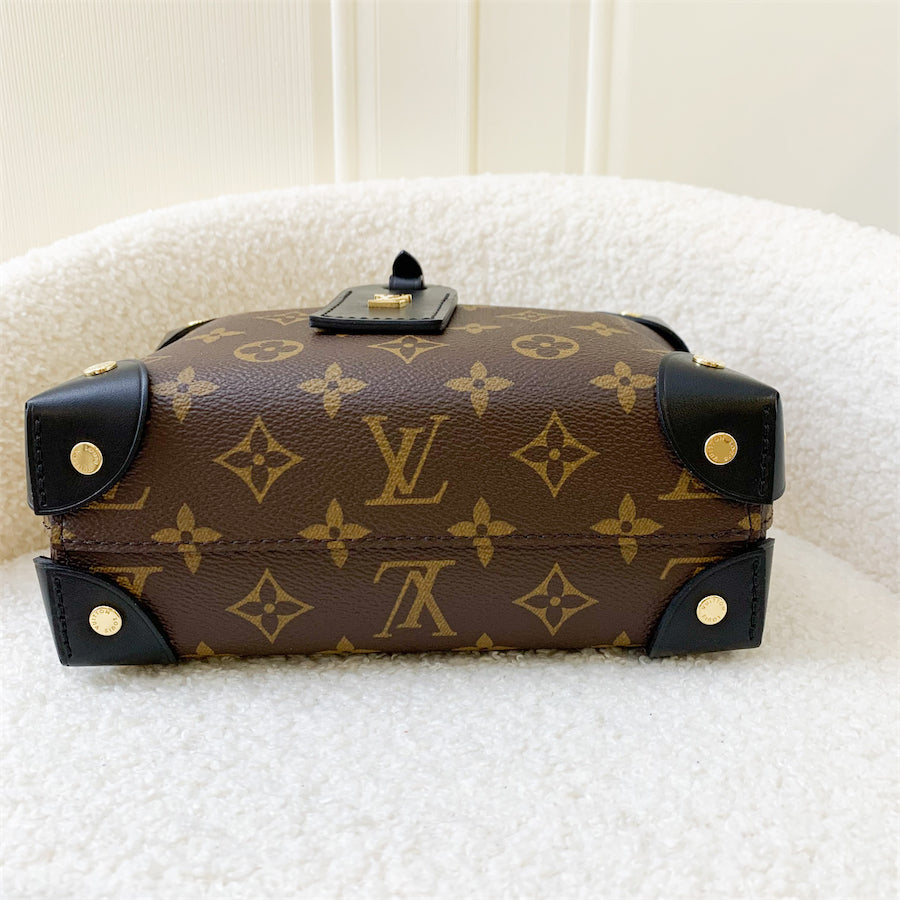 Louis Vuitton Petite Malle Souple in Monogram Canvas, Black Trim and GHW