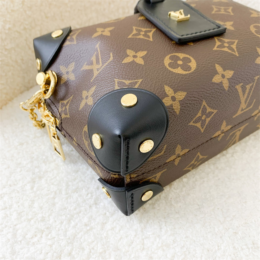 Louis Vuitton Petite Malle Souple in Monogram Canvas, Black Trim and GHW
