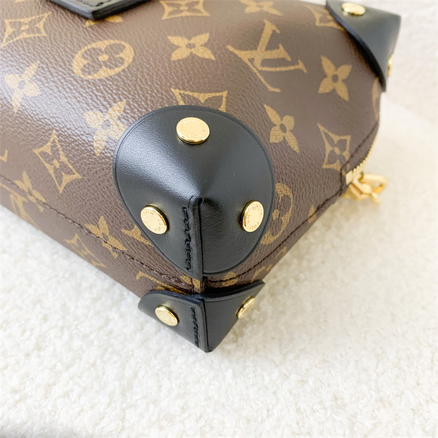 Louis Vuitton Petite Malle Souple in Monogram Canvas, Black Trim and GHW