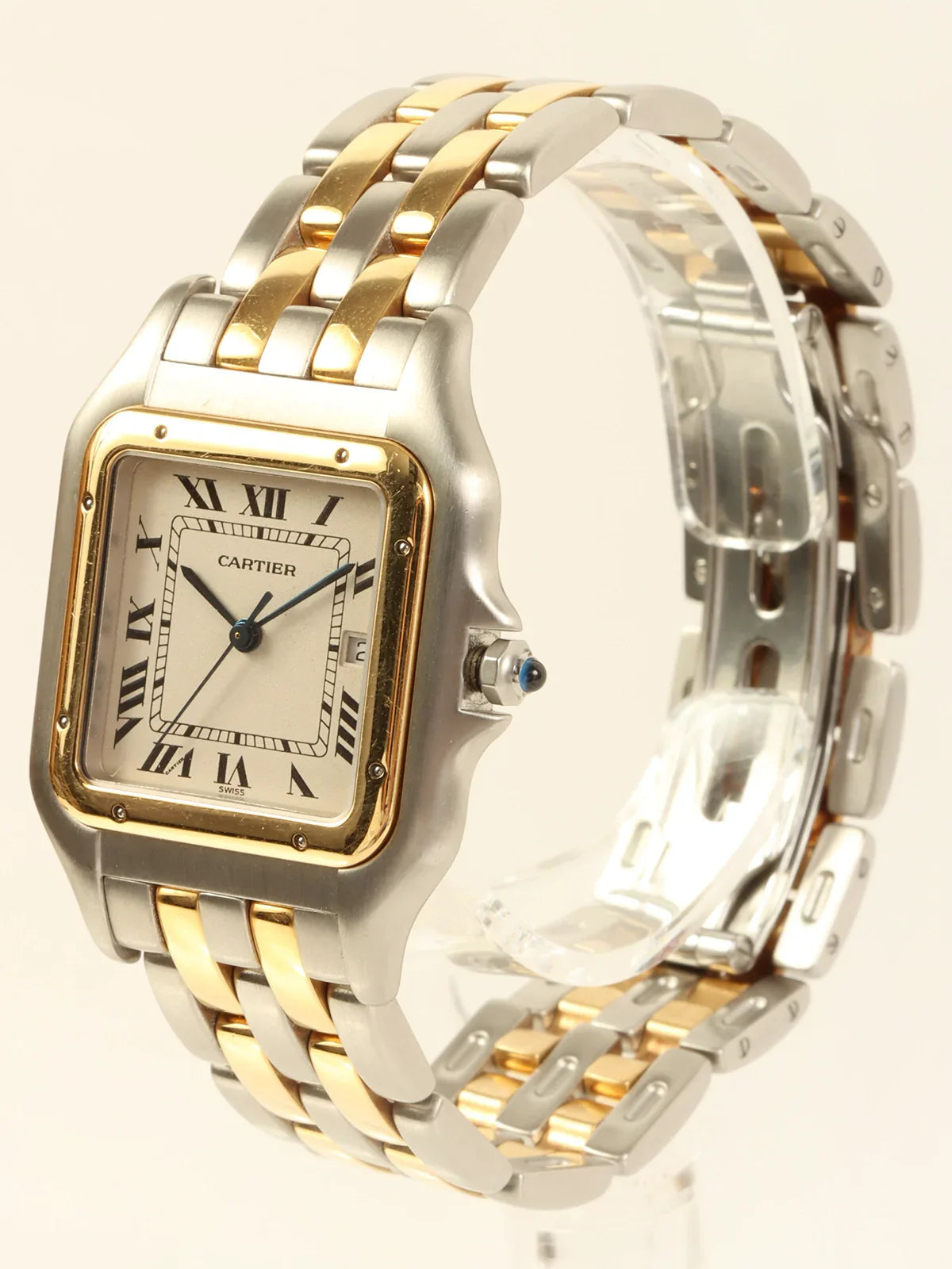 CARTIER Panthere Lm 2Row Silver/Gold