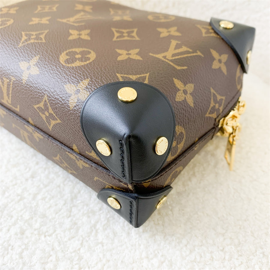 Louis Vuitton Petite Malle Souple in Monogram Canvas, Black Trim and GHW