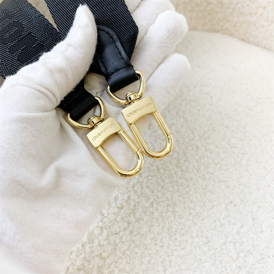 Louis Vuitton Petite Malle Souple in Monogram Canvas, Black Trim and GHW