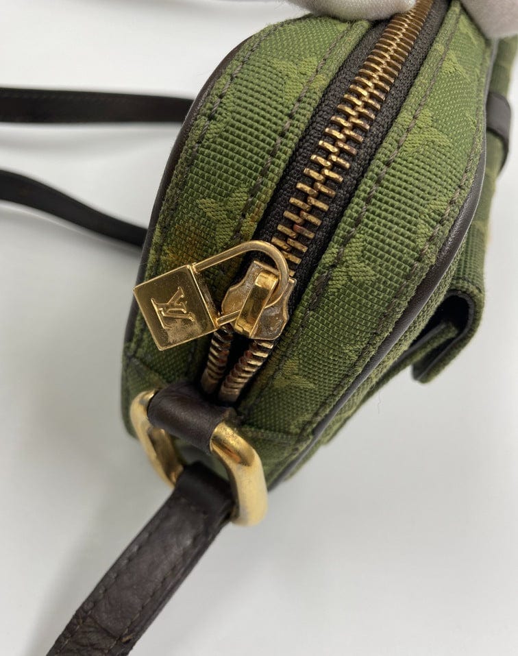 Louis Vuitton Green Monogram Lin Canvas Juliette MM Bag
