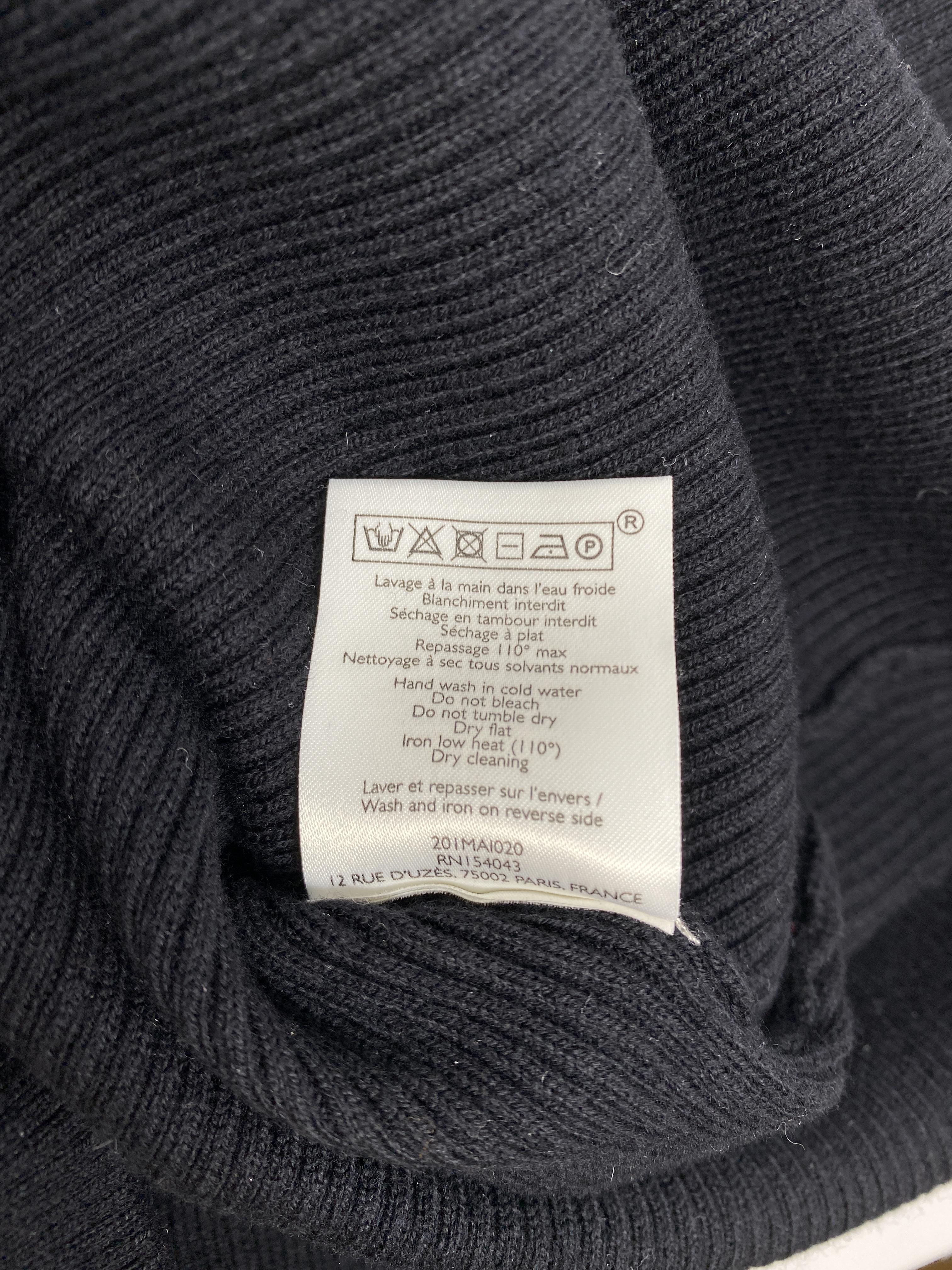 SÃƒÆ’Ã¢â‚¬Â°ZANE PULL SOIZIC - BLACK JUMPER WITH FRONT LACE - SIZE L