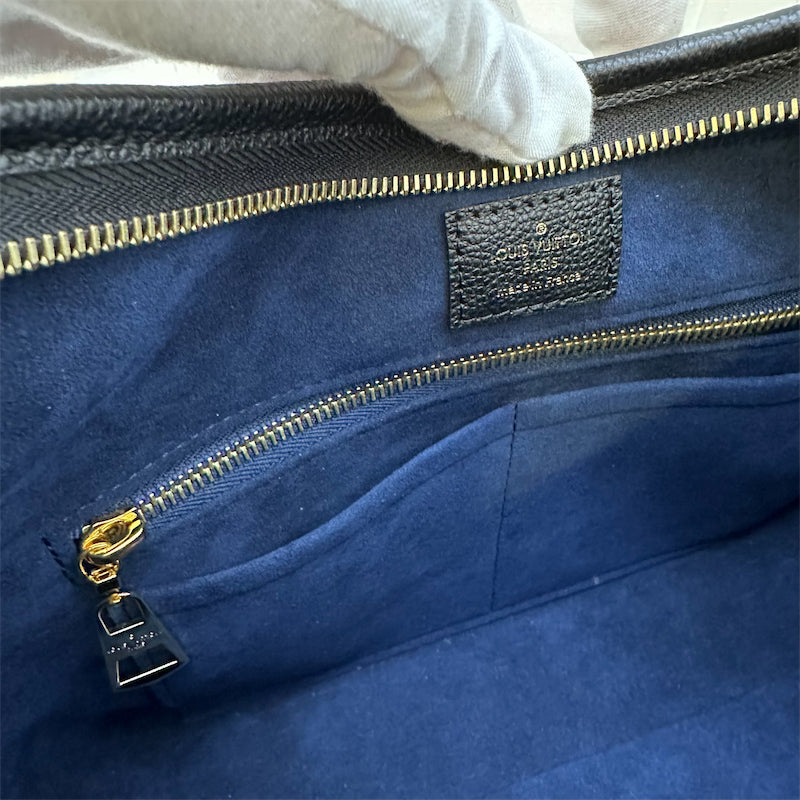 LV Carryall PM in Black Giant Monogram Empreinte Leather and GHW