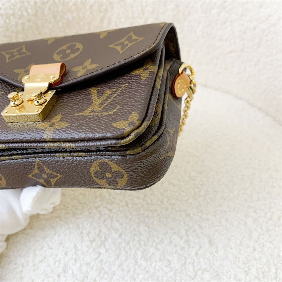 LV Micro Metis in Monogram Canvas GHW