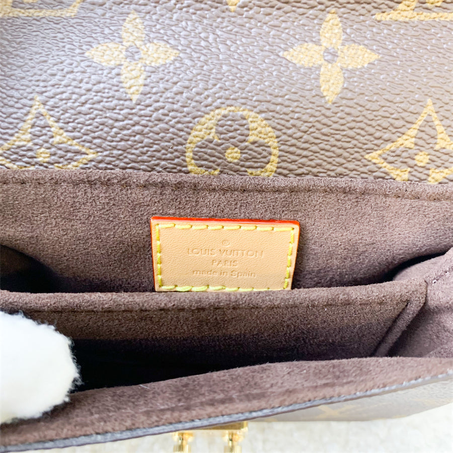 LV Micro Metis in Monogram Canvas GHW