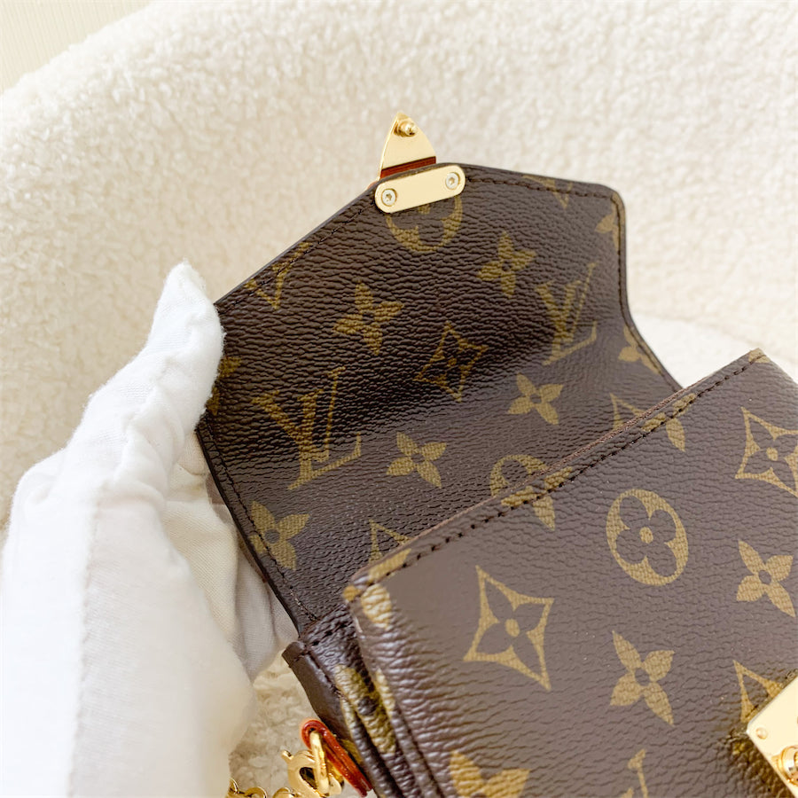 LV Micro Metis in Monogram Canvas GHW