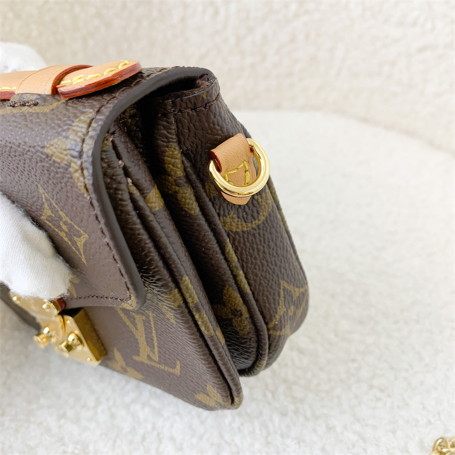 LV Micro Metis in Monogram Canvas GHW