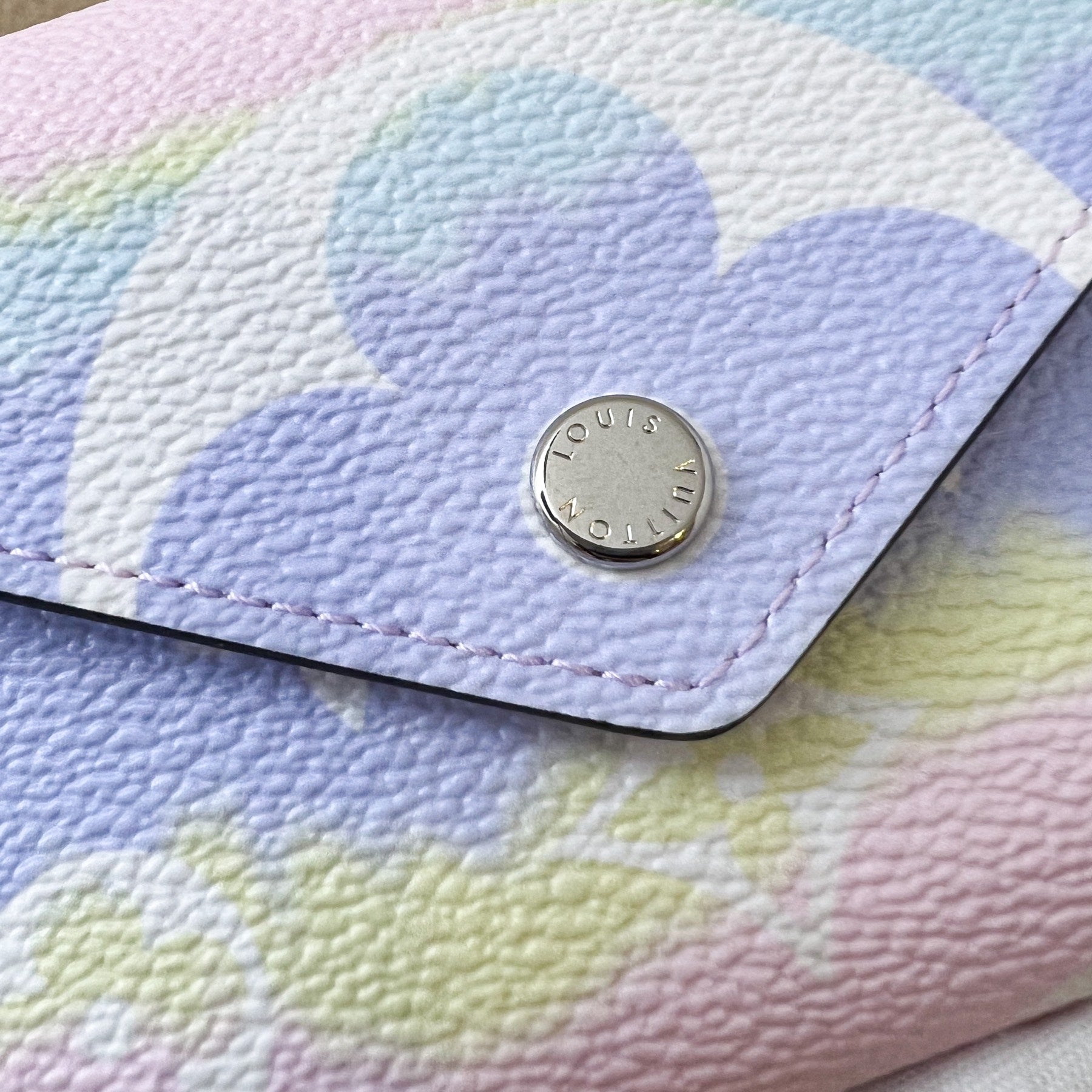 LV Victorine Wallet in Pastel Escale Monogram SHW