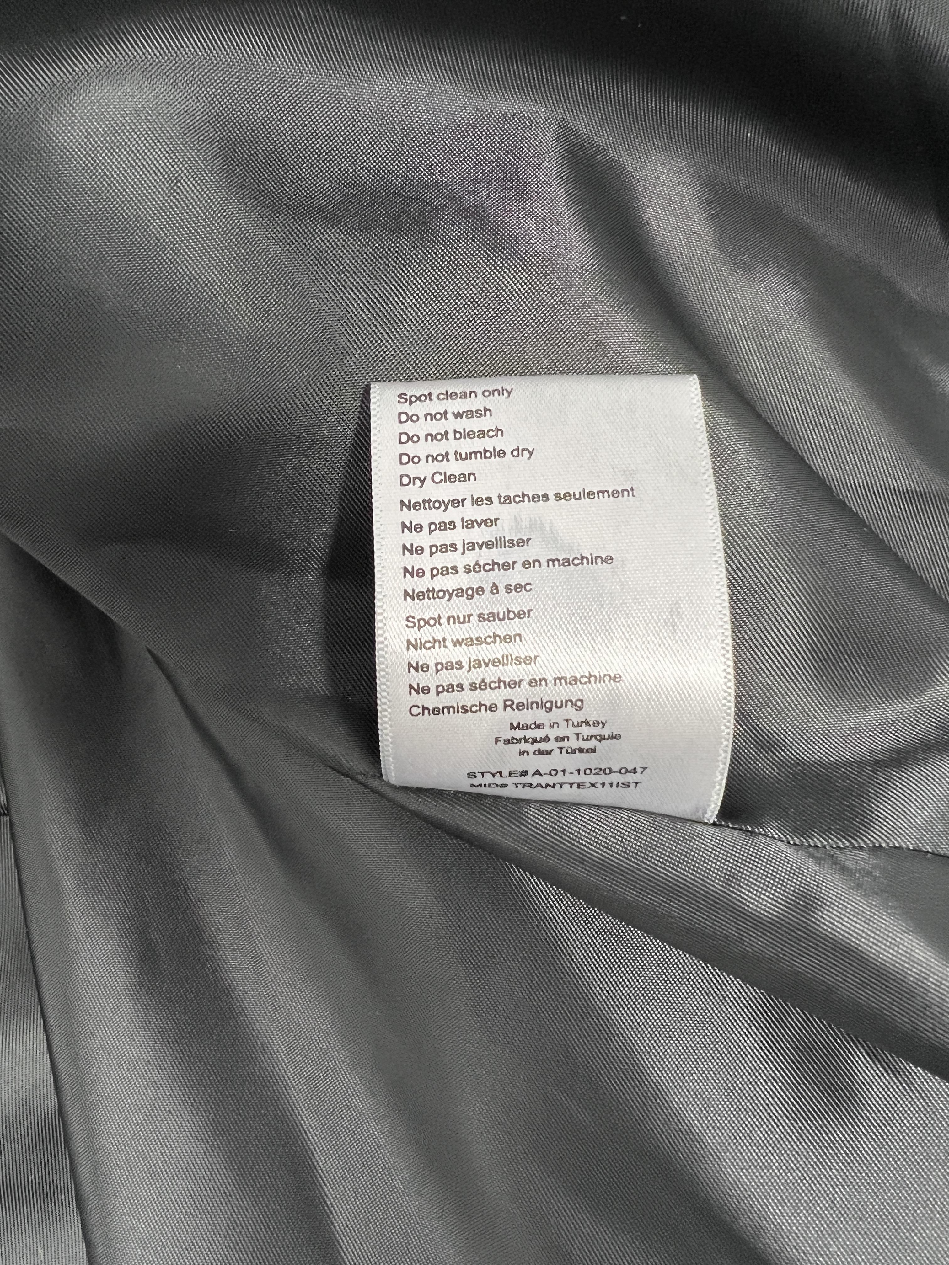 Faux Shearling Coat In Ink - Size S