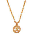 CHANEL 1994 Made Round Cc Mark Necklace