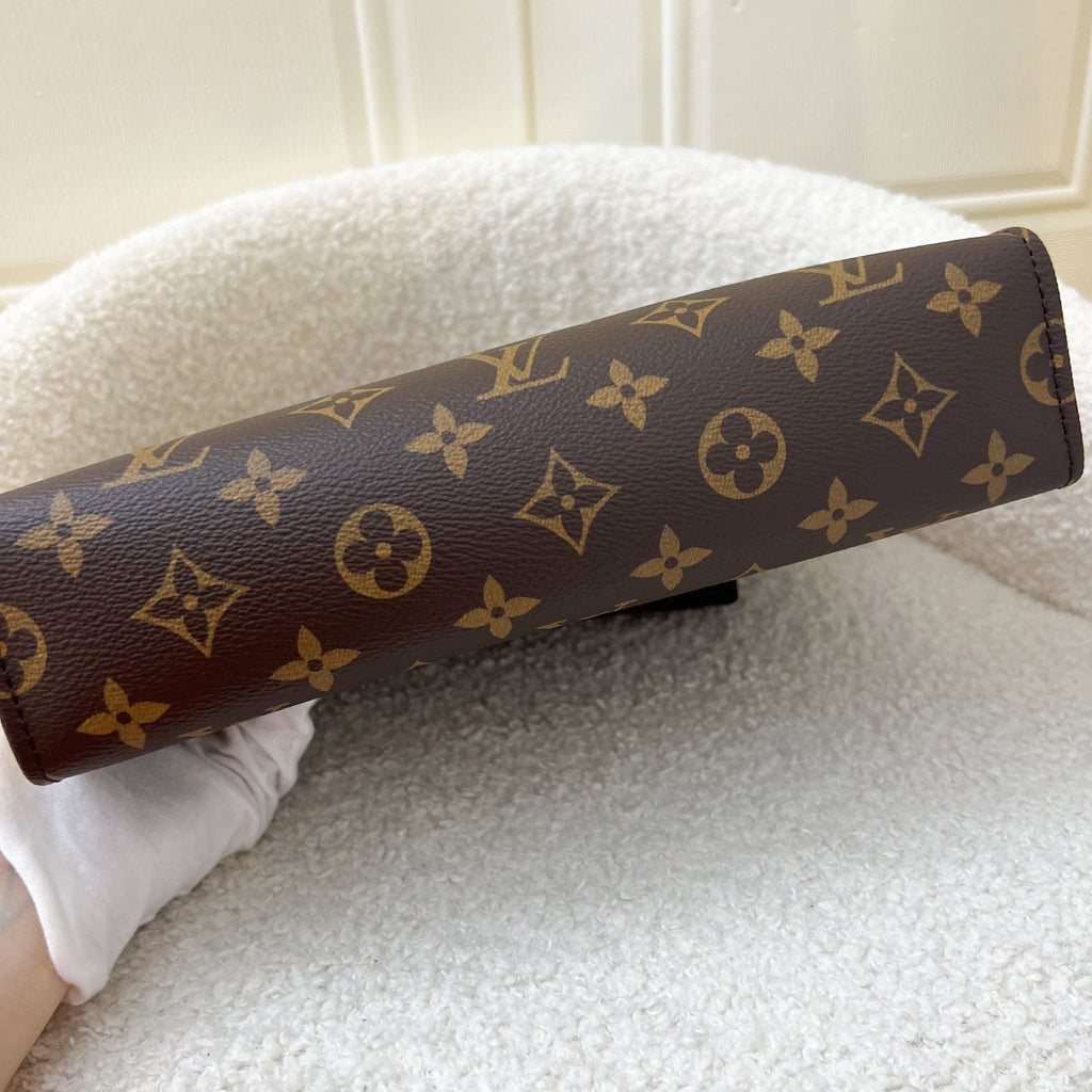 LV Toiletry Pouch on Chain in Monogram Canvas GHW