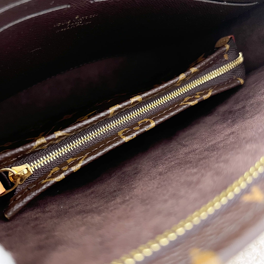 LV Toiletry Pouch on Chain in Monogram Canvas GHW