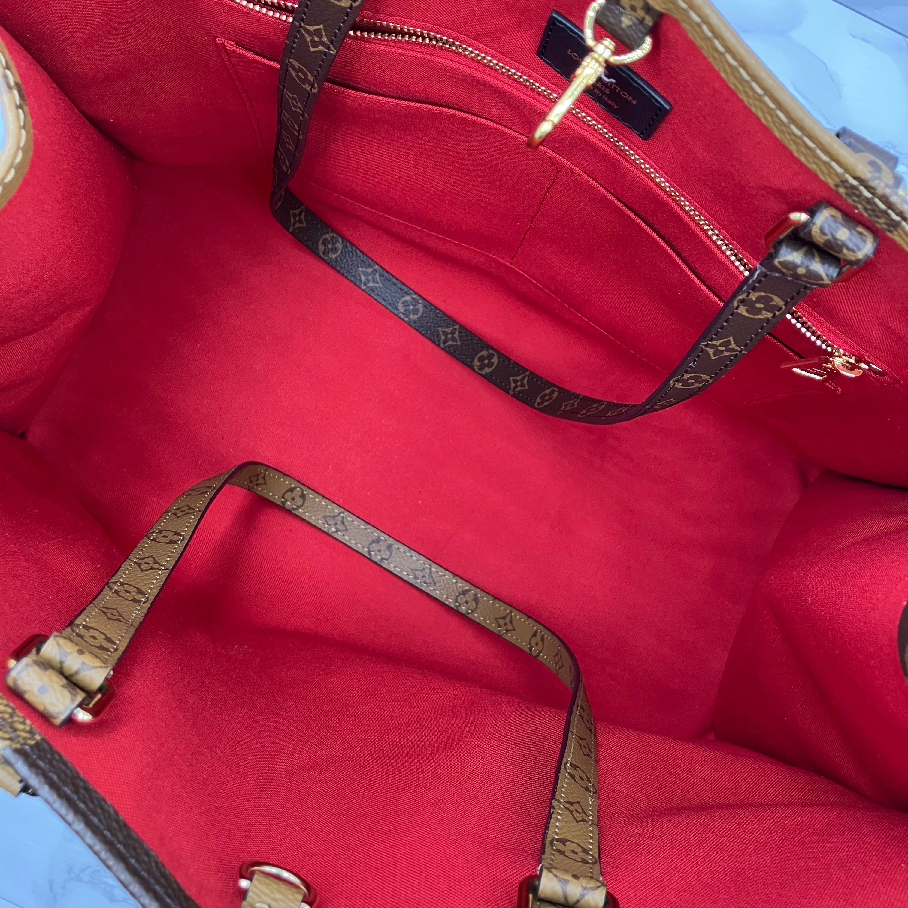 LOUIS VUITTON On The Go GM Monogram Giant Reverse