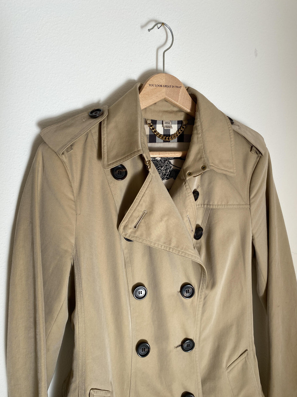 BURBERRY SANDRINGHAM TRENCHCOAT - UK 8/US 6/GER 36