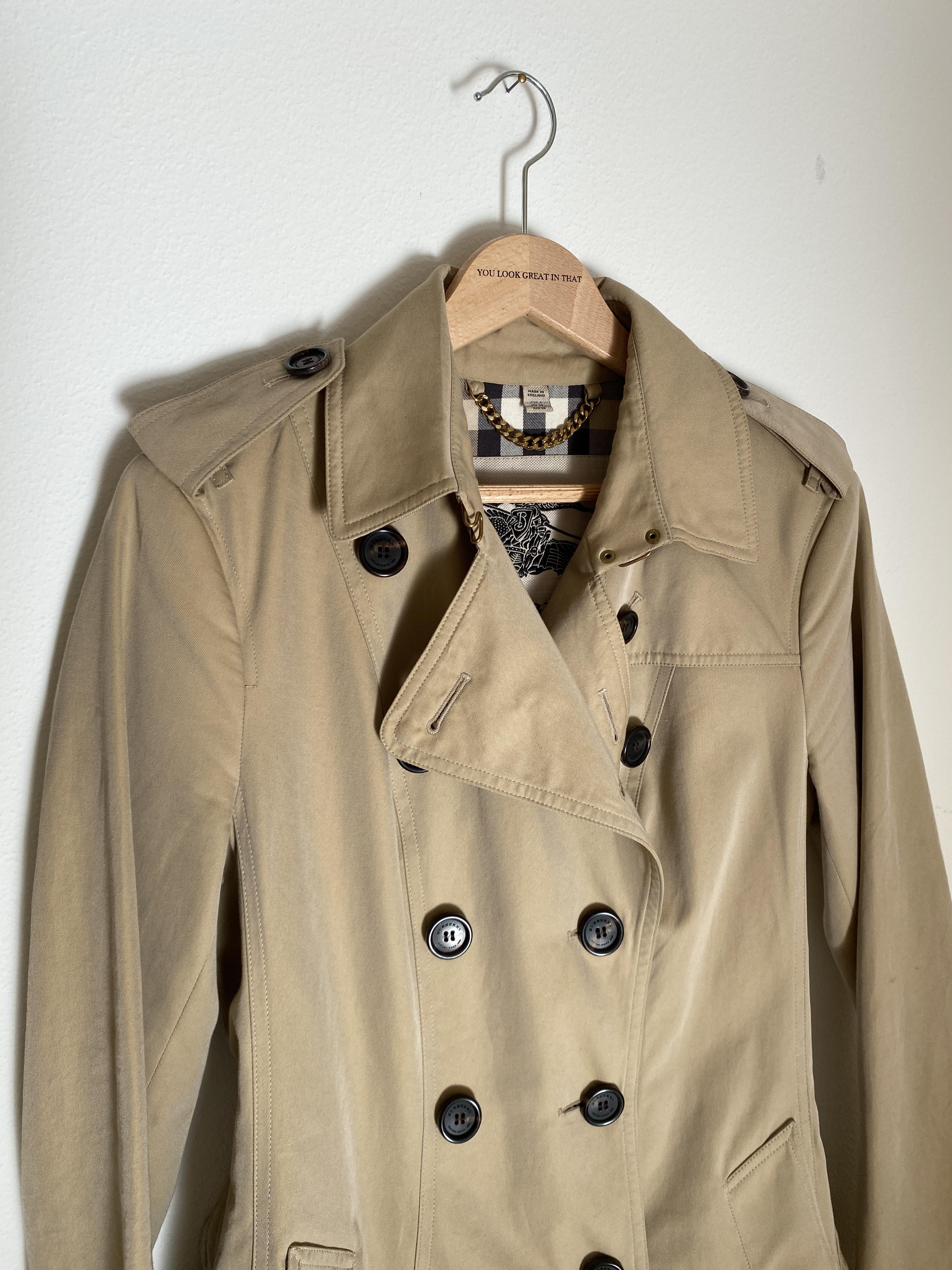 BURBERRY SANDRINGHAM TRENCHCOAT - UK 8/US 6/GER 36
