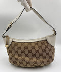 Gucci Vintage Logo Canvas Shoulder Bag