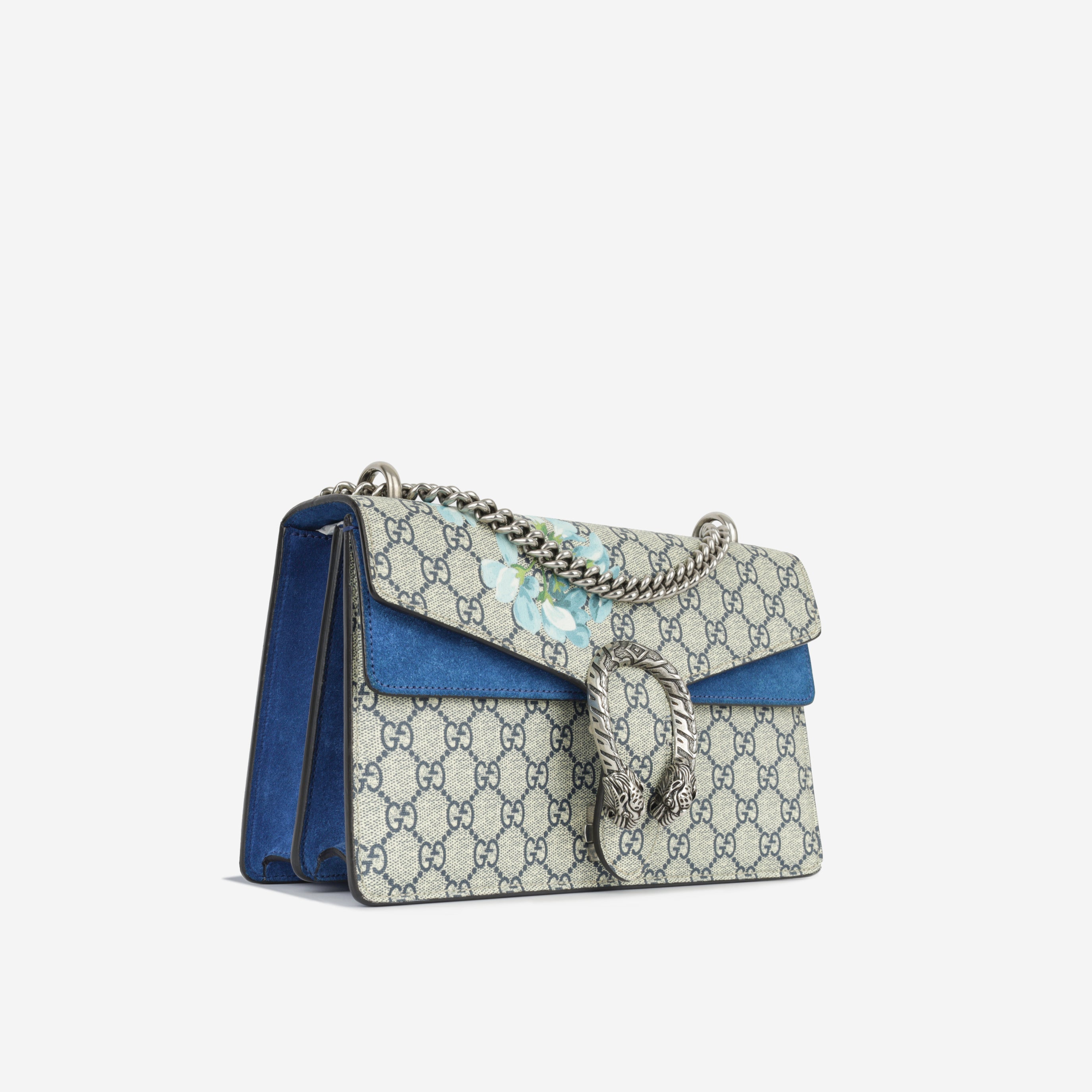 Dionysus - Small - GG Blue Bloom Canvas