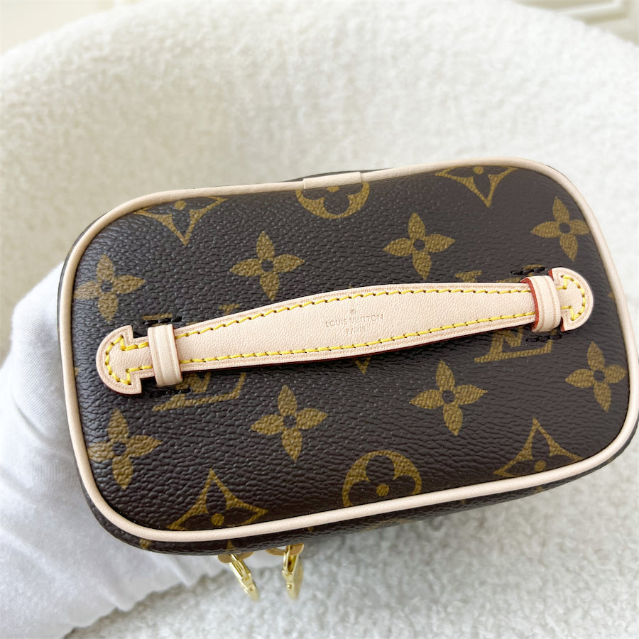 LV Nano Nice in Monogram Canvas GHW
