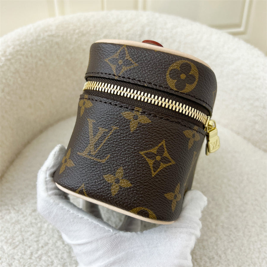 LV Nano Nice in Monogram Canvas GHW