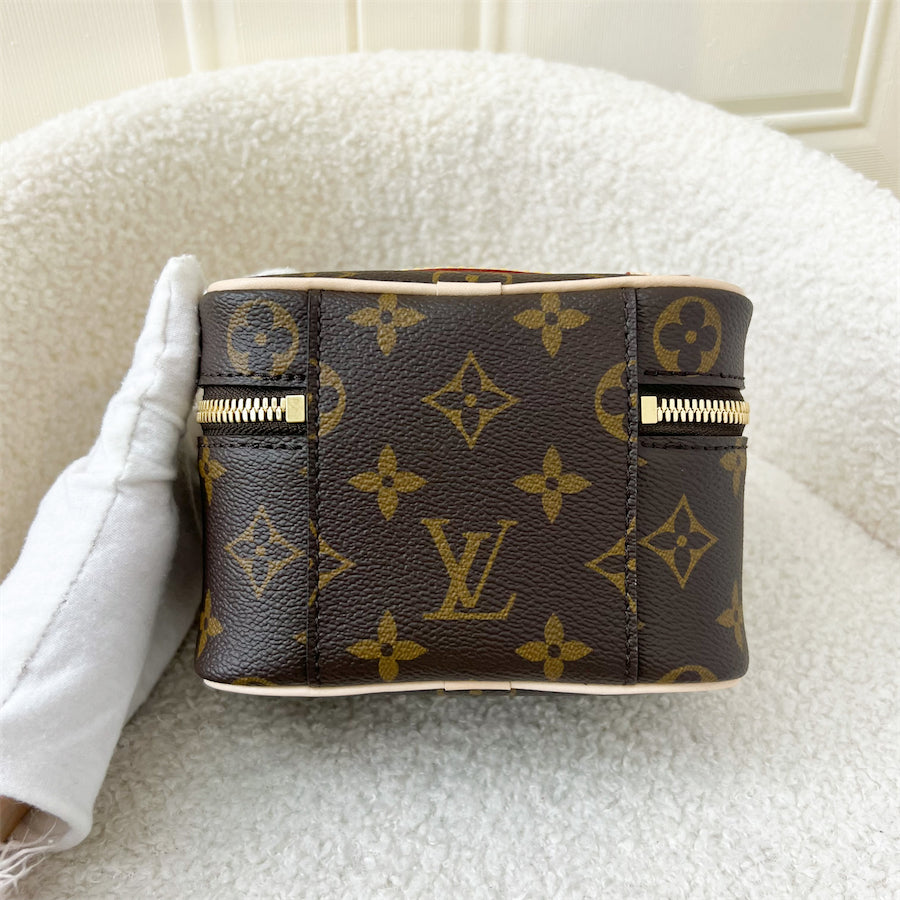 LV Nano Nice in Monogram Canvas GHW