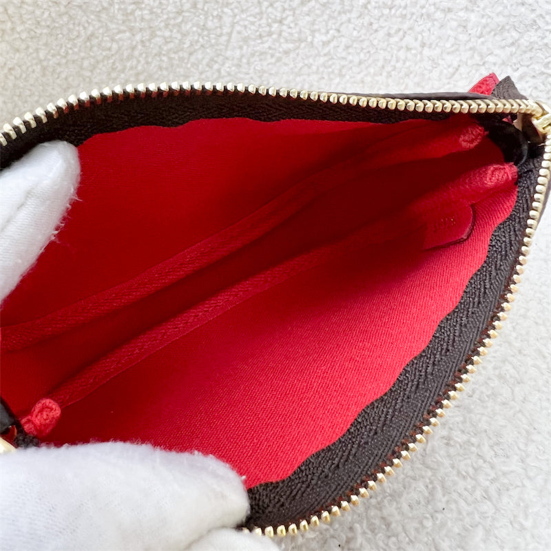 LV Mini Pochette in Christmas 2021 Vivienne in London Canvas and GHW