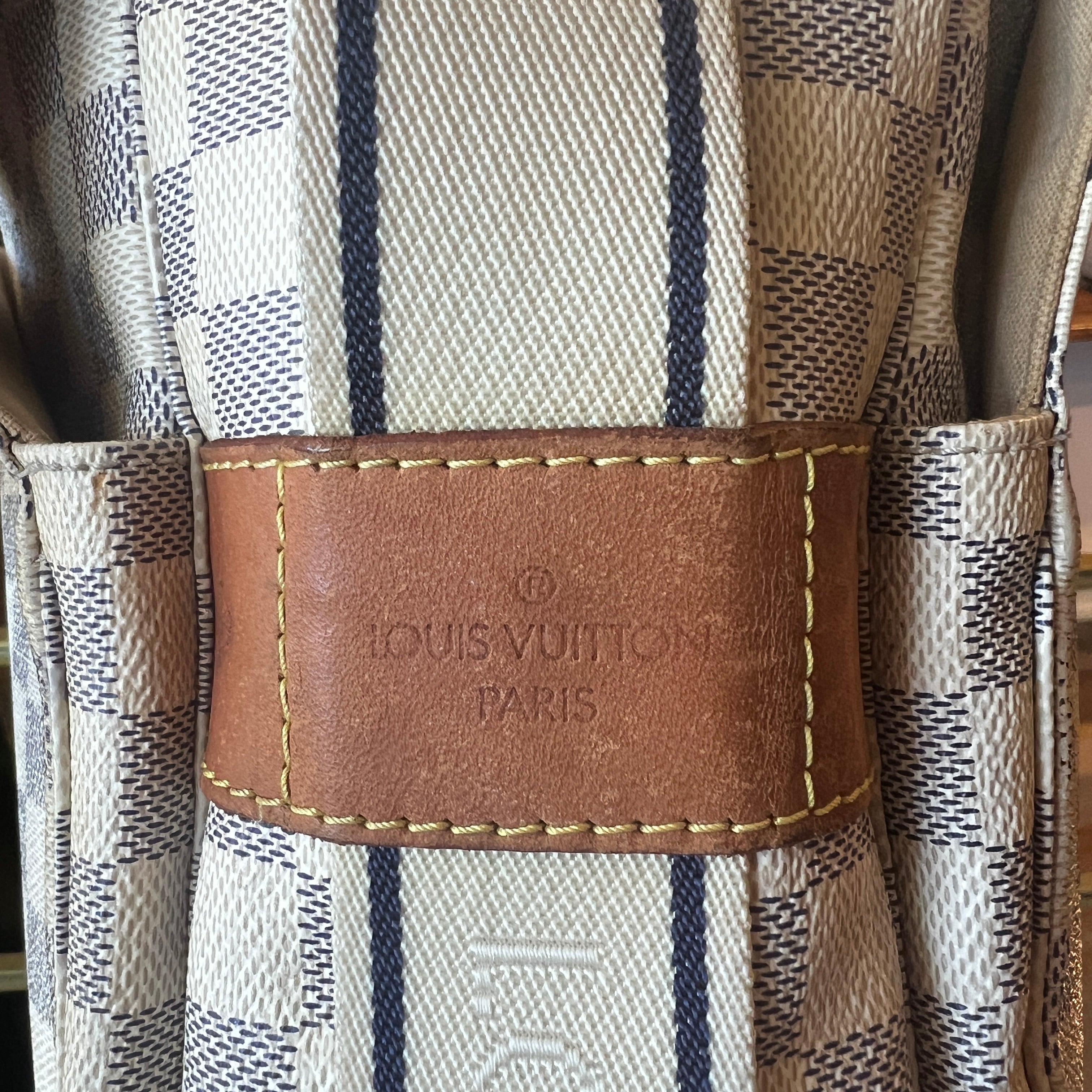 LOUIS VUITTON Damier Azur Naviglio Shoulder Bag
