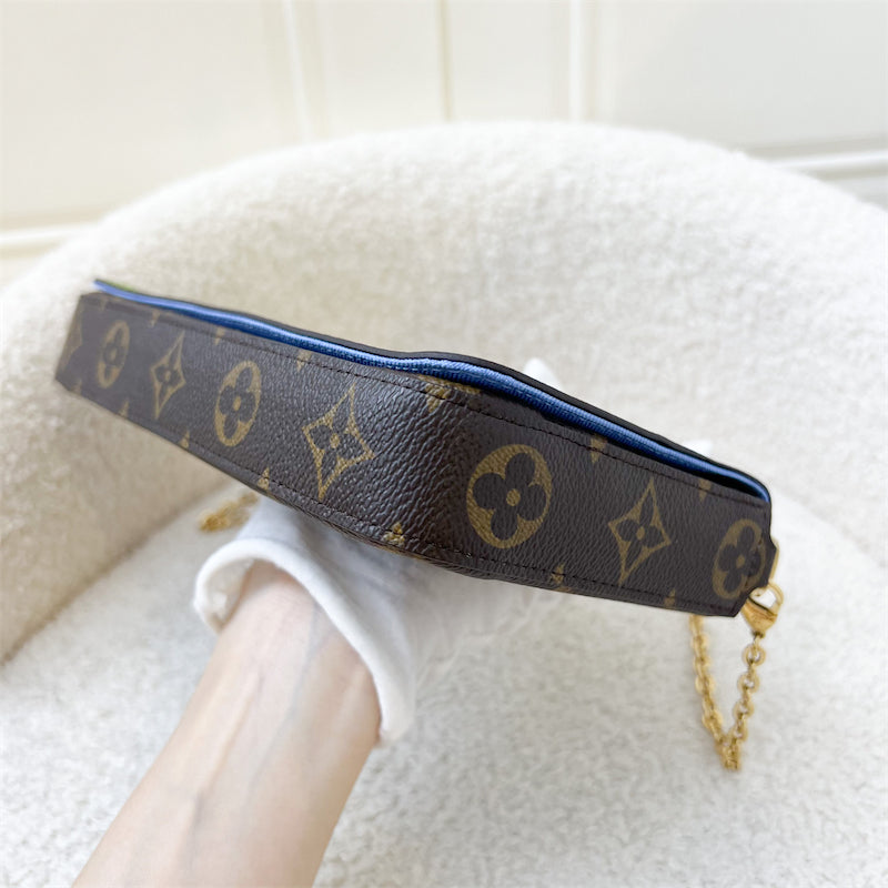 LV Felicie Pochette in Vivienne in Great Wall of China Monogram Canvas and GHW