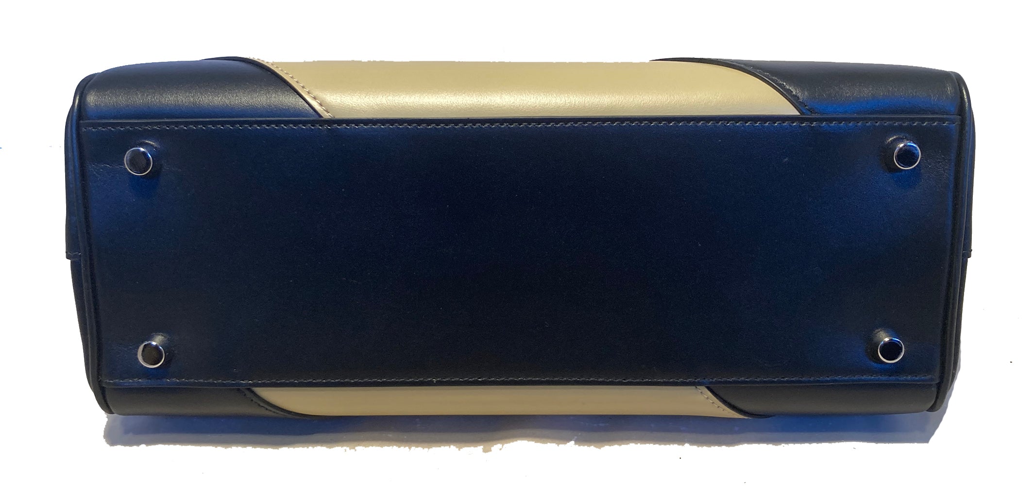 Gucci Zumi Shibuya Black and Tan Medium Top Handle Bag