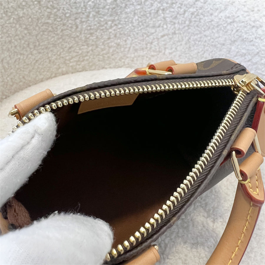 LV Nano Speedy in Monogram Canvas GHW