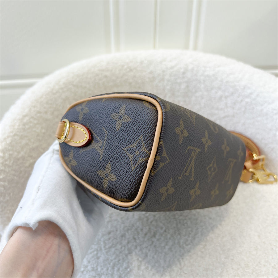 LV Nano Speedy in Monogram Canvas GHW