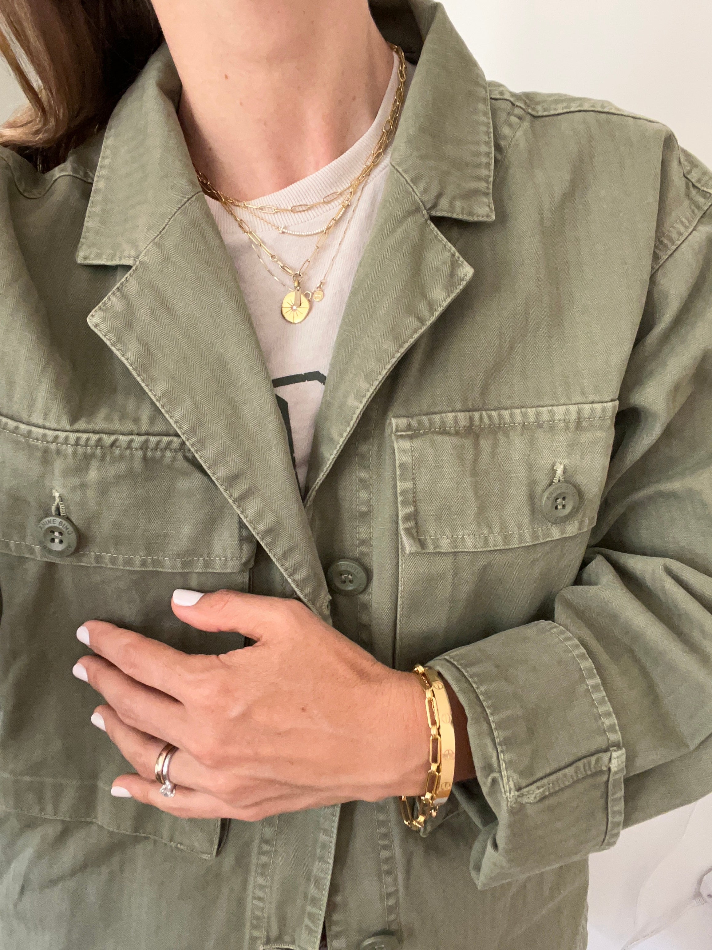 GREEN OVERSIZED JACKET