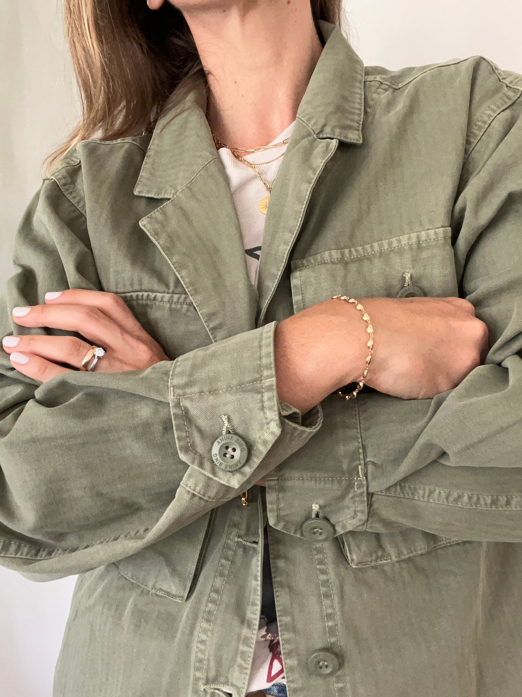 GREEN OVERSIZED JACKET