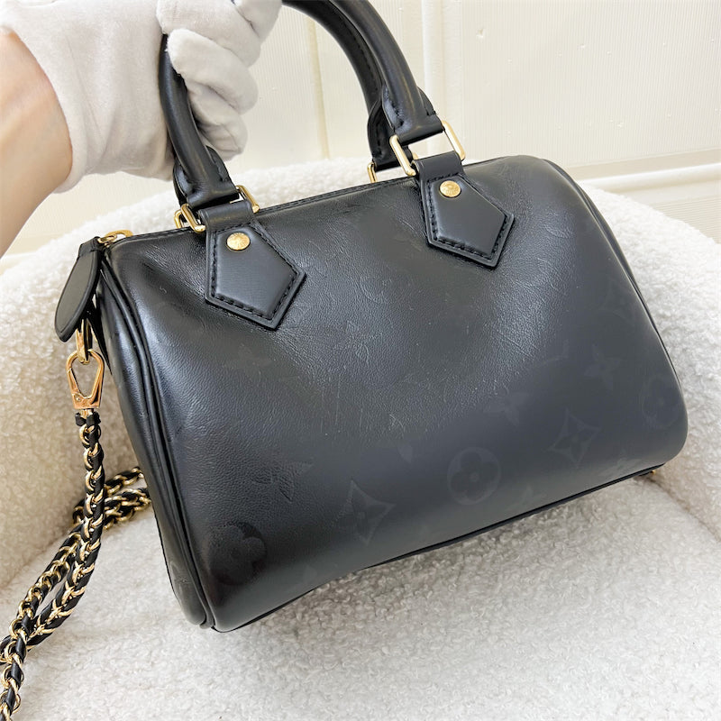 LV Speedy BB Ink in Noir (Black) Monogram GHW