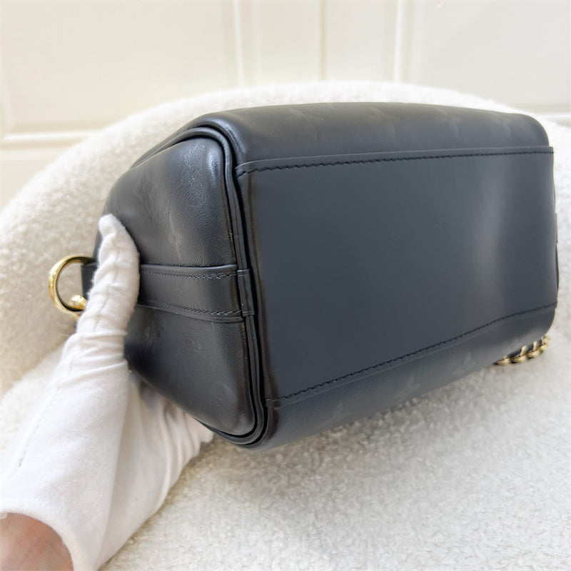 LV Speedy BB Ink in Noir (Black) Monogram GHW