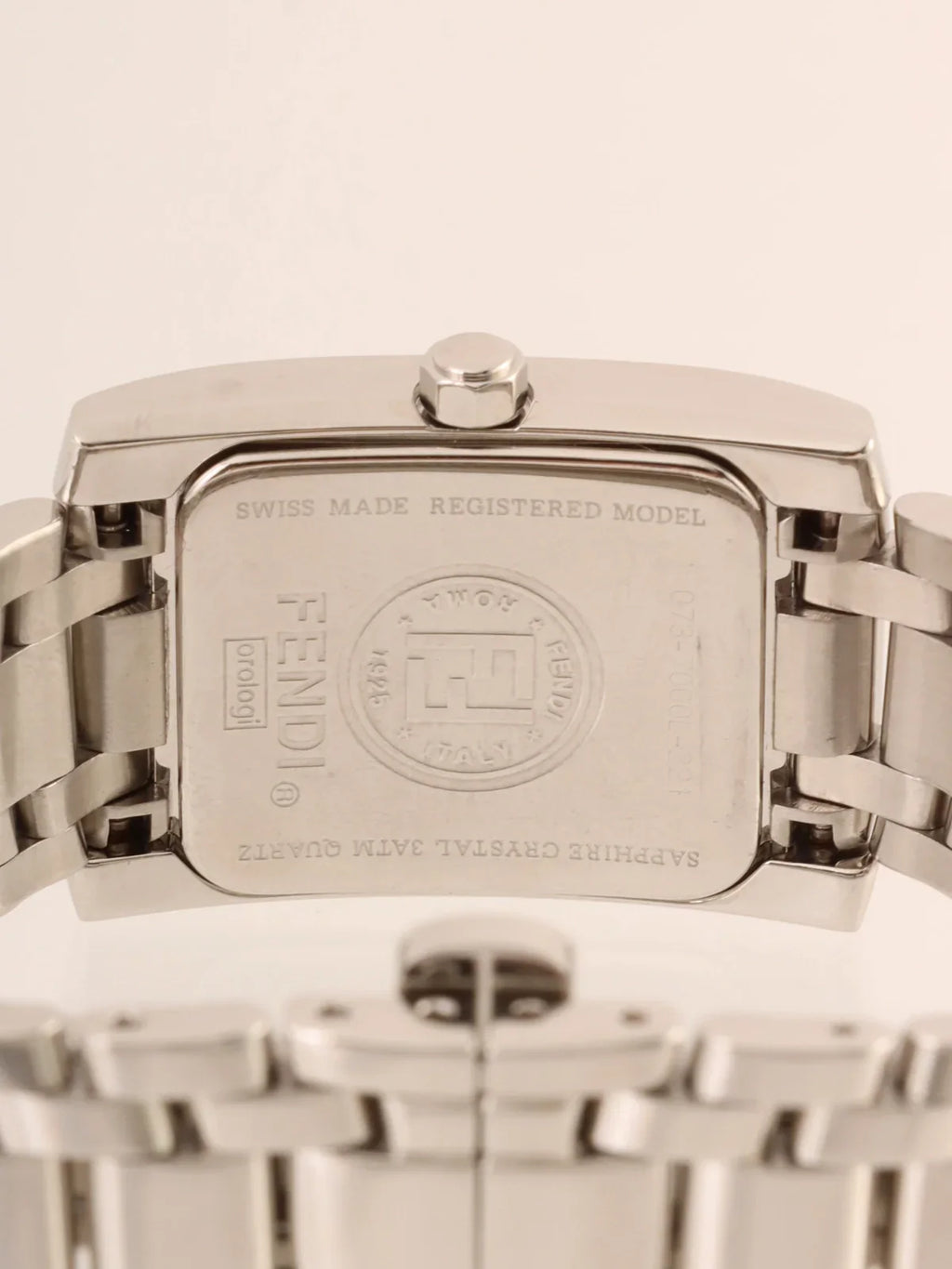 FENDI Classico Watch Silver/Black
