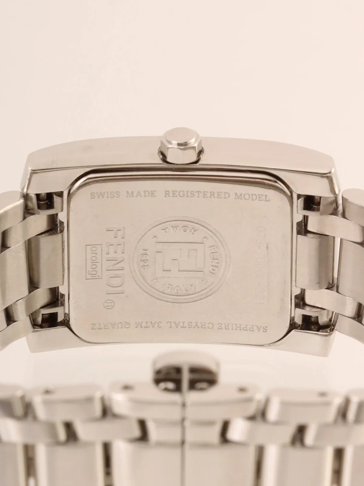 FENDI Classico Watch Silver/Black
