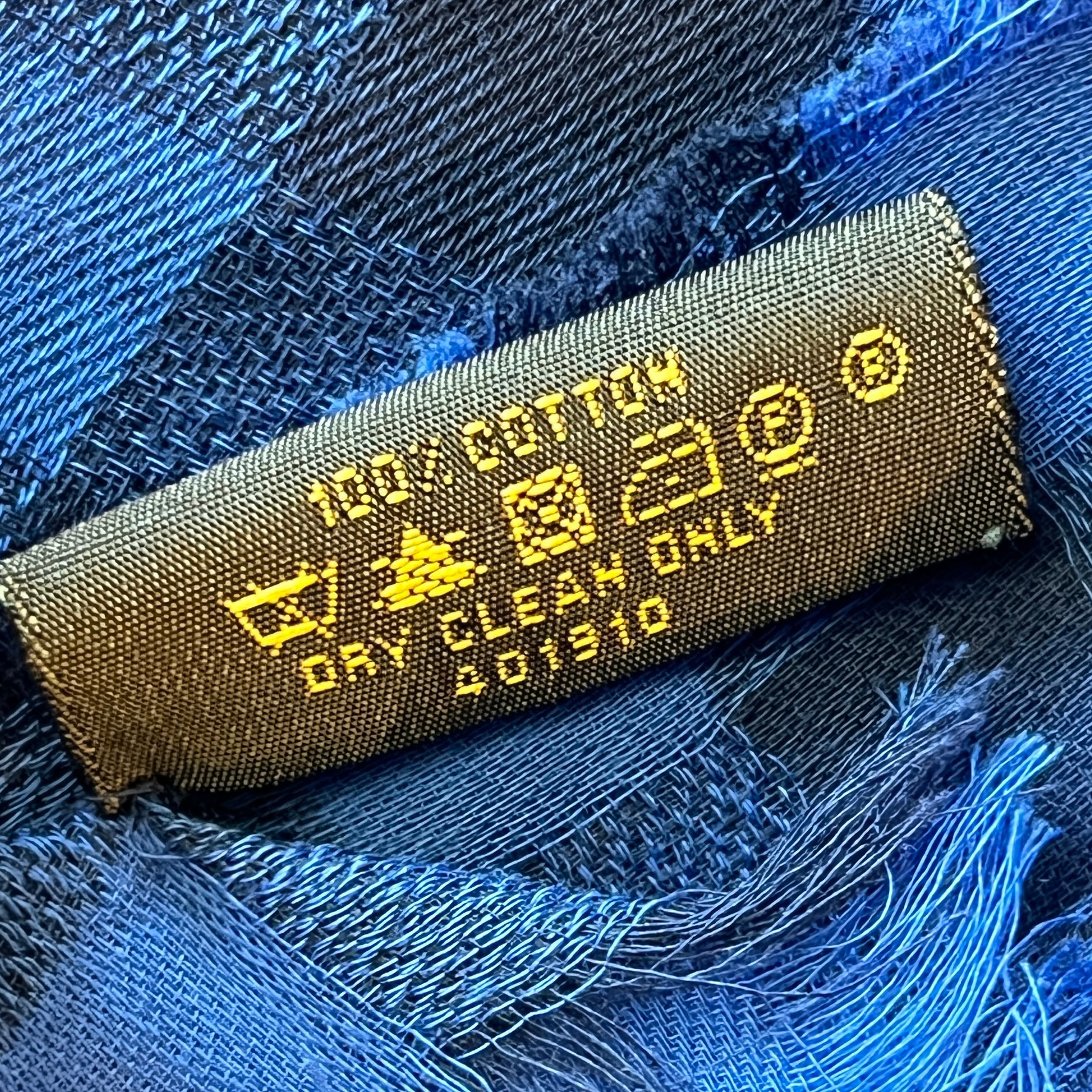 LOUIS VUITTON Gingham Damier Masai Scarf