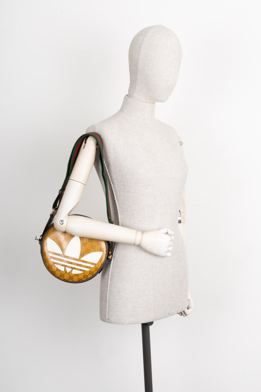 GUCCI x ADIDAS Ophidia Round Crossbody Bag Yellow