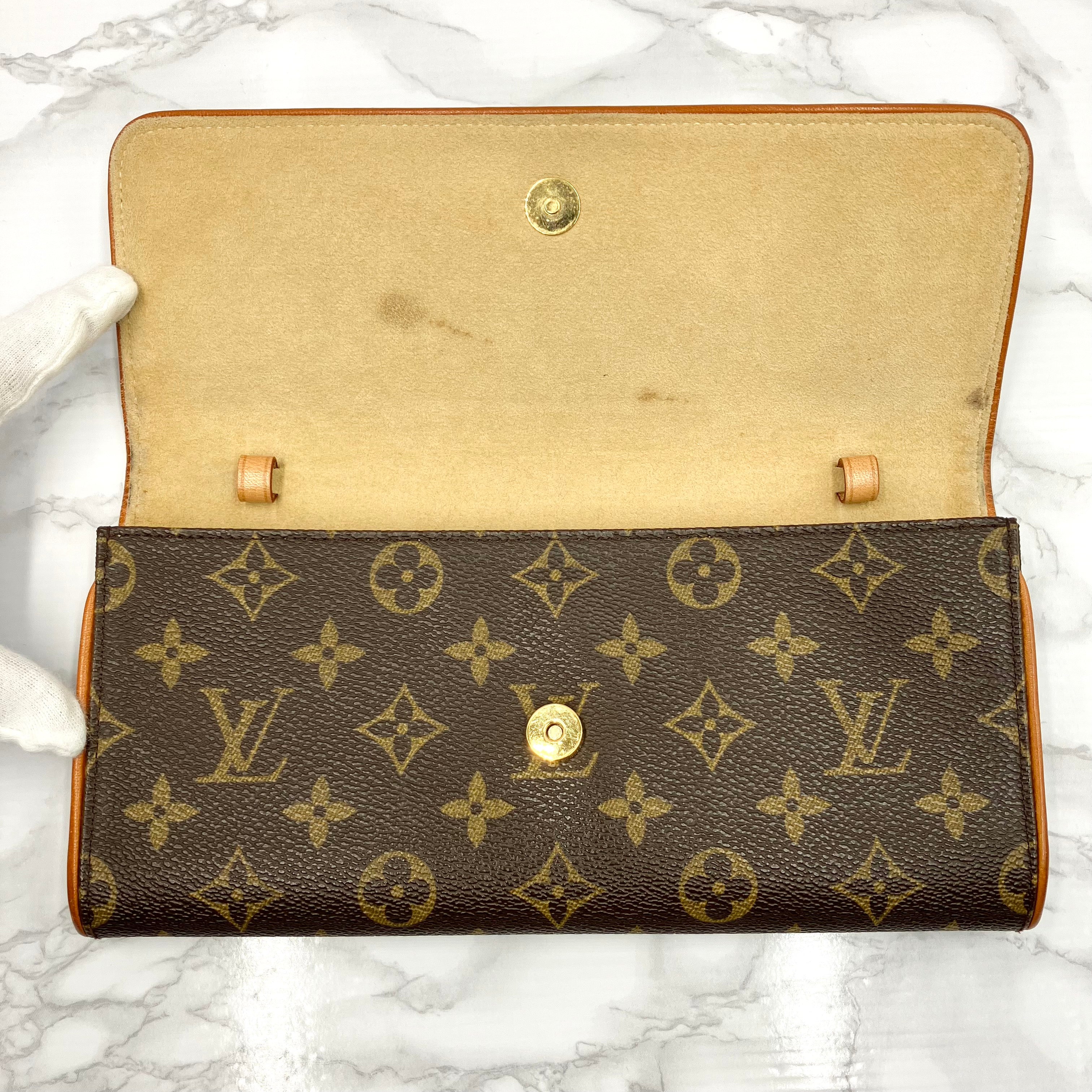 LOUIS VUITTON Monogram Pochette Twin GM